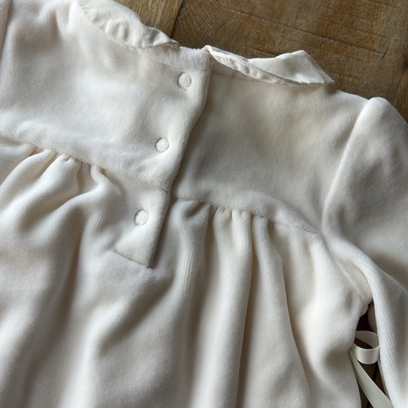 Janie and Jack Cream Baby Girl One Piece 3-6m - Picture 6 of 6